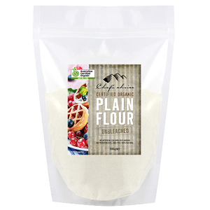 Flour Certified Organic Unbleached Plain Flour 500g